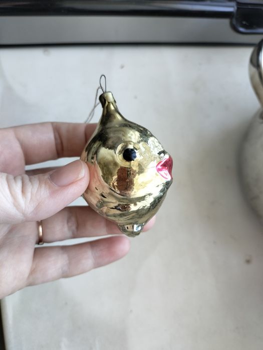 Ёлочные стеклянные игрушки СССР