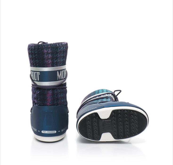 Moon Boot - Apreschiuri cu insertii de fire stralucitoare, Multicolor