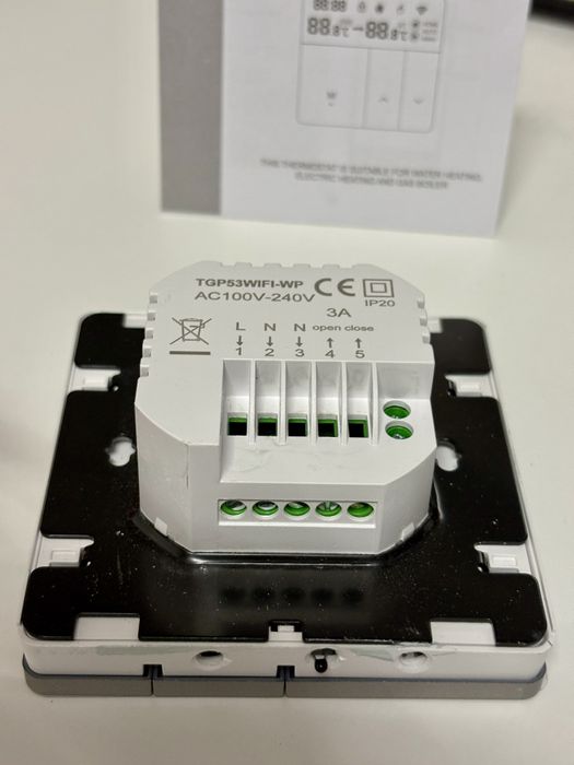 Termostat WiFi Smart i8HGB pentru centrală / încălzire – control din telefon