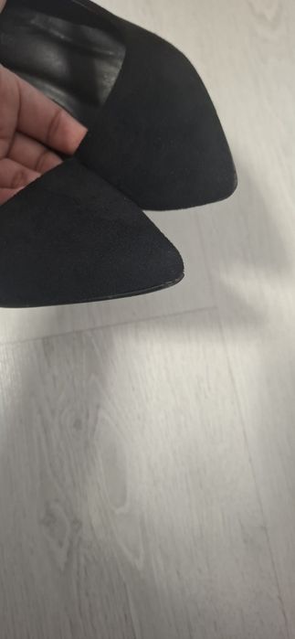 Pantofi stiletto toc gros