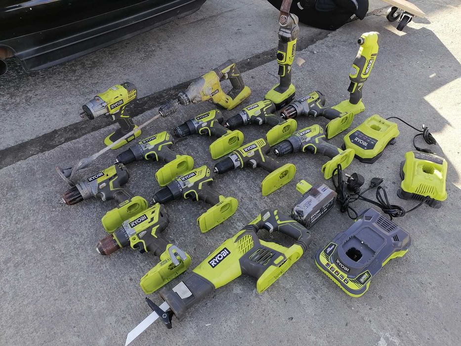 Colecție Ryobi 18V toate functionale