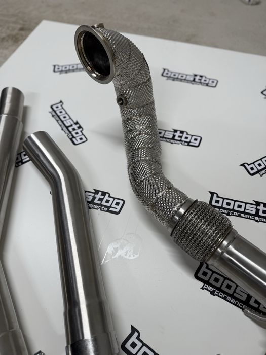 Downpipe BOOSTBG за VW Golf R, GTI, MK7 MK8 и Audi S3 8Y 8V