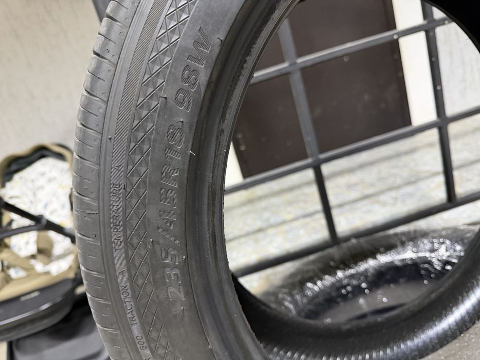 Hankook evo as 235/45/18 в ИДЕАЛЬНОМ состоянии