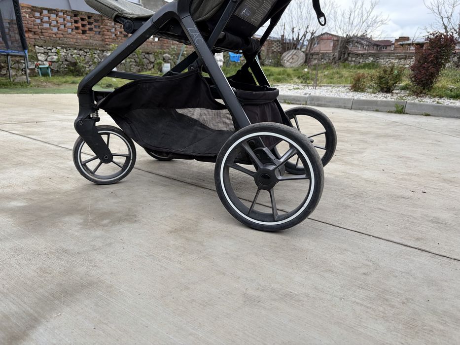 Бебешка лятна количка Moon - Zac, Moss Green Melange