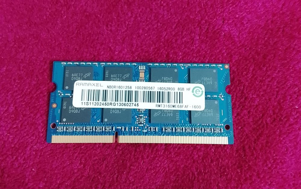ОЗУ 8 Гб ddr3l для ноутбука
