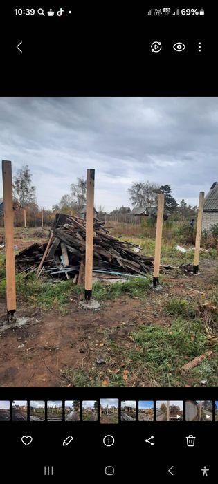 Забор деревянный под ключ