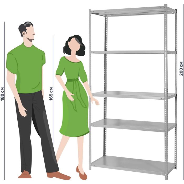 Стеллажи металлические