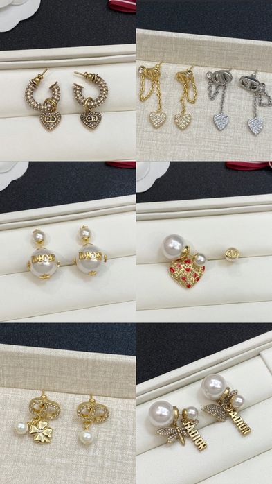 Обеци на Dior различни модели