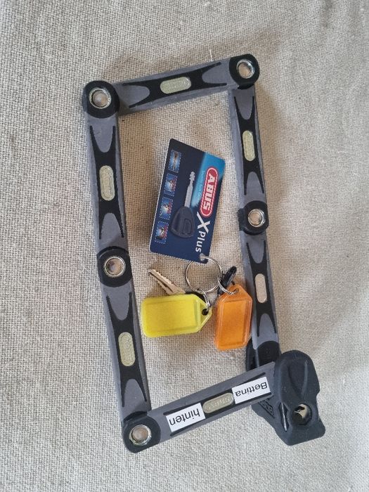 Antifurt bicicleta (lacat) Abus X Plus Bordo. Impecabil.