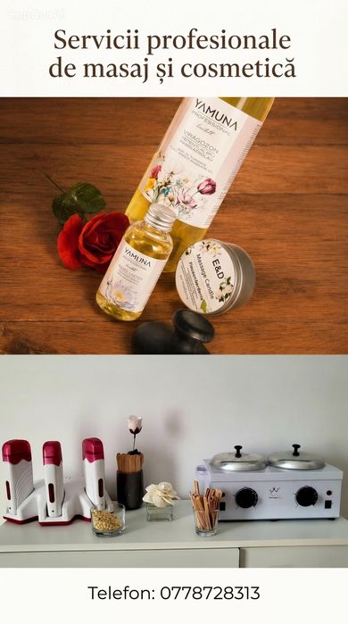 Ofer servicii profesionale de masaj si cosmetica