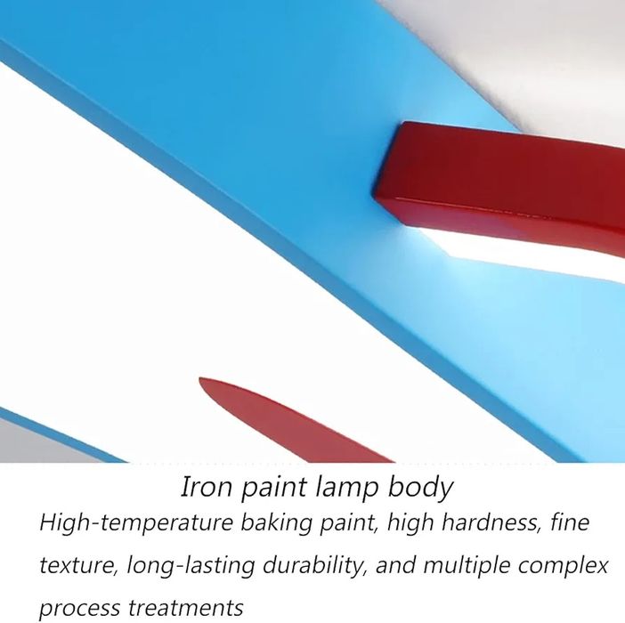 Таванна лампа William 337，Creative Rocket плафониера Ковано желязо