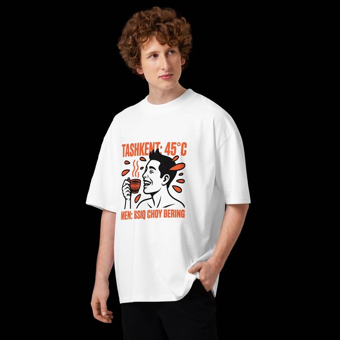 TOSHKENT 45°C — Premium Oversized Futbolka