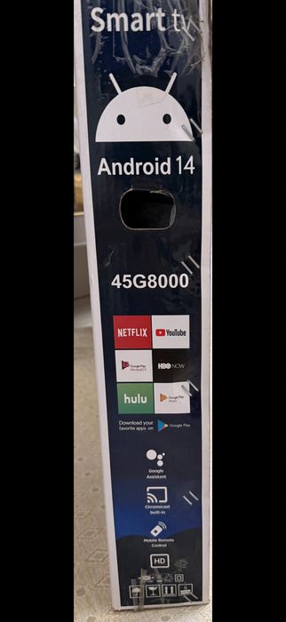 Новый Smart TV 45” Android 14 | В коробке