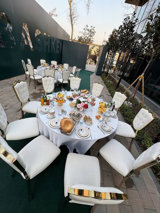 Prakat stol stul 24/7 Аренда стол стул навес хонтахта чинни идиш