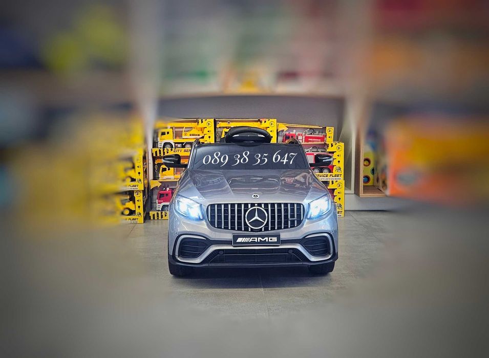 ТОП ЦЕНА!НОВО!Акумулаторна кола Mercedes GLC с 12Vбатерия,EVA гуми,USB