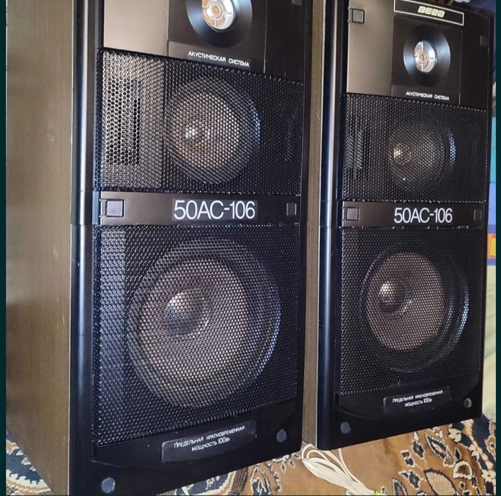 Колонки Вега 50ас 106 8 ом.