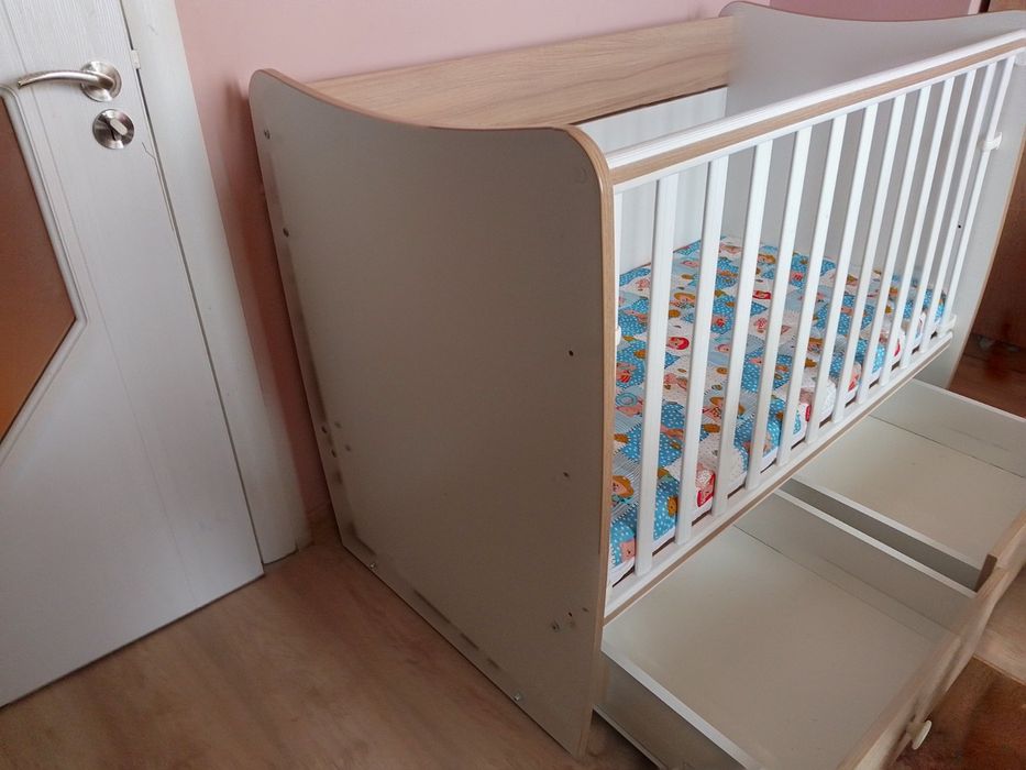 НОВО легло - клошарка на Лорели, люлка + матрак 60/120
