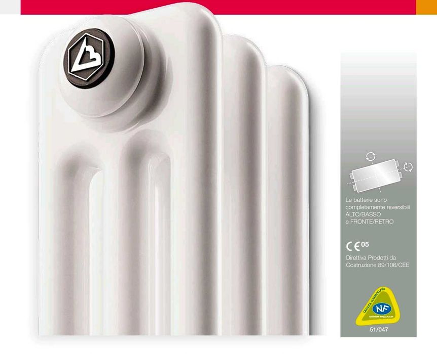 Radiator tubular, calorifer Biasi Italia