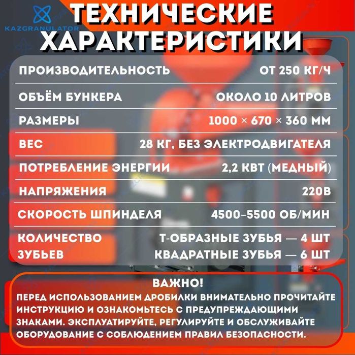 кормодробилка 250 кг/час