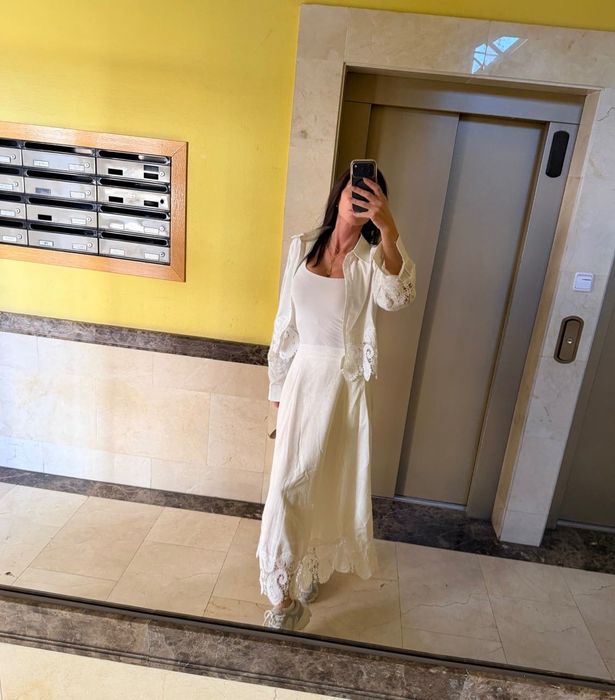 Дамски ленен сет