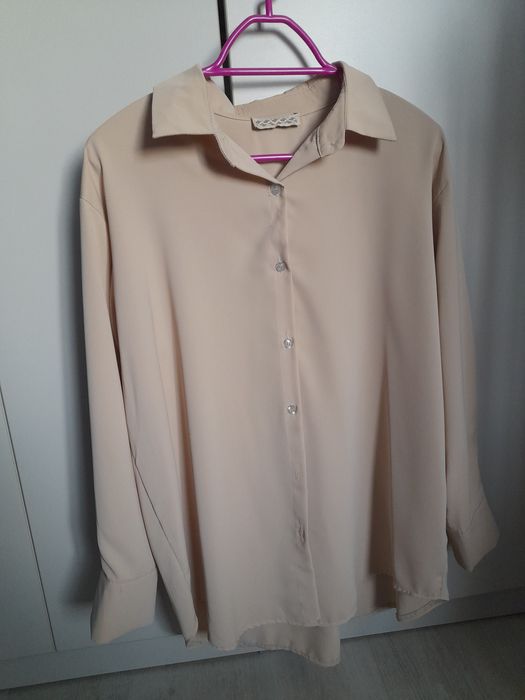 Нова бежова риза - овърсайз