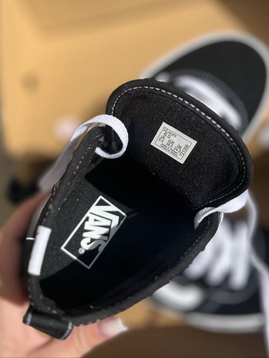 Vans Ashwood Sneakers High Negri/Albi Mărimea 38 Copii/Junior Noi