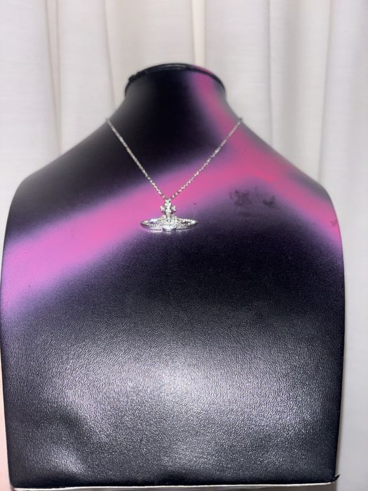 Lant Vivienne Westwood Iced Out Orb Necklace 50cm
