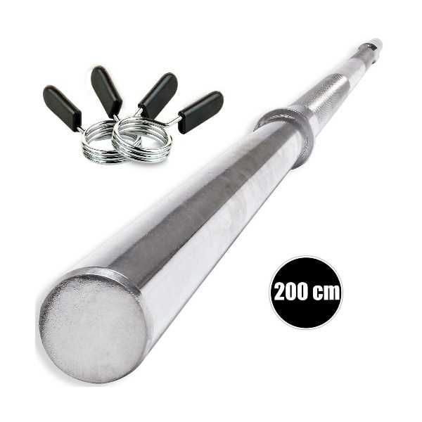 Прав Лост 200 см × ø30 мм, гладко монтиране , Лостове