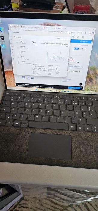 Tableta Microsoft Surface pro 8 intel. core i7 16 gb ram  512GB gb