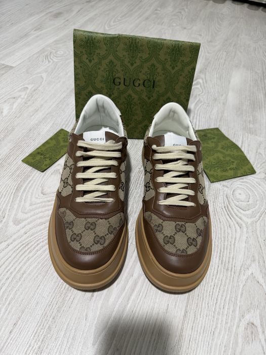 Adidasi gucci leather barbati