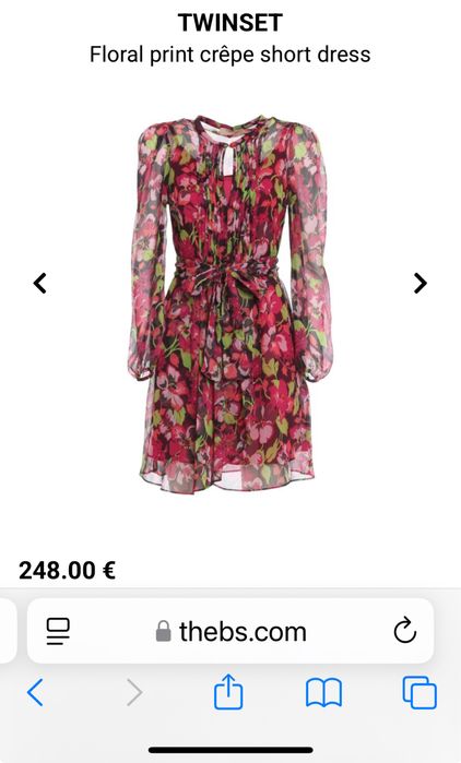 Twinset красива флорална рокля