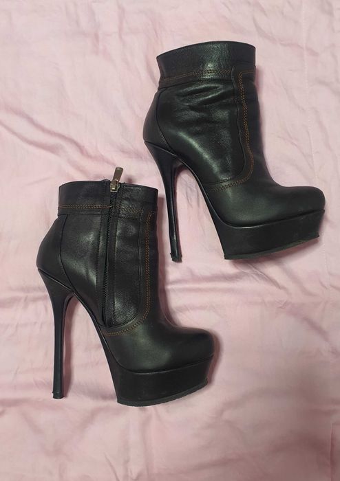 Боти с висок ток 14см
