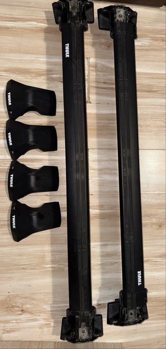Bare portbagaj Thule WingBar Edge Black + Clamp + Kit 5294