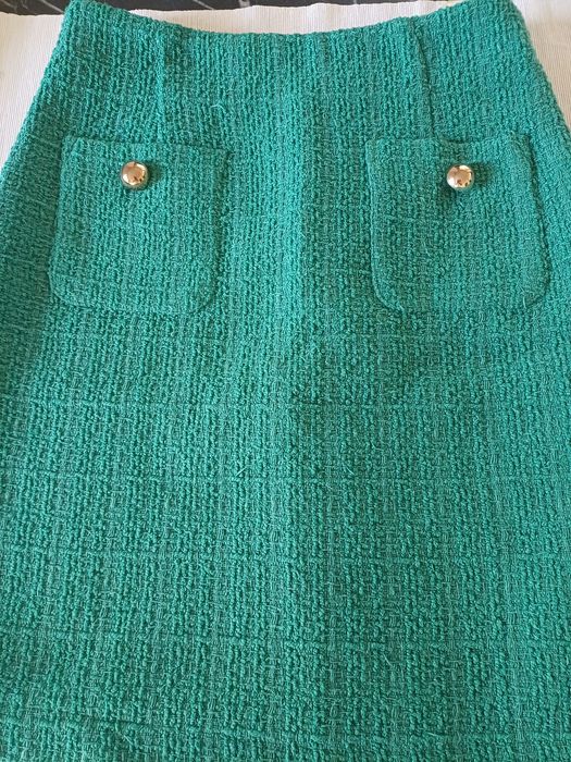 Нова пола Lucy в зелен цвят