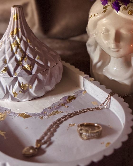 Подарочные наборы из гипса , свечи