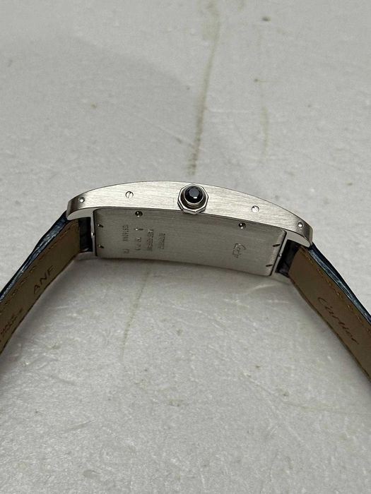 CEAS AUR alb 18k - CARTIER TANK Américaine XL - Ref. 1741- 20-Year Service Award Edition - RAR - NOU !