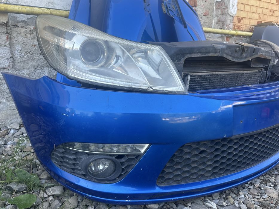 Fata completa Skoda Octavia 2 facelift VRS capota bara far aripa