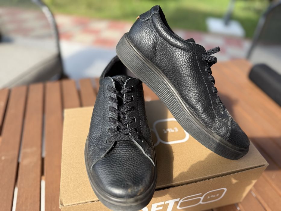 Pantofi sport negri piele naturală, mărimea 36