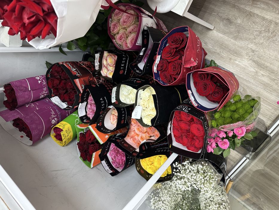 Цветы, бесплатная доставка, Kaspi Red