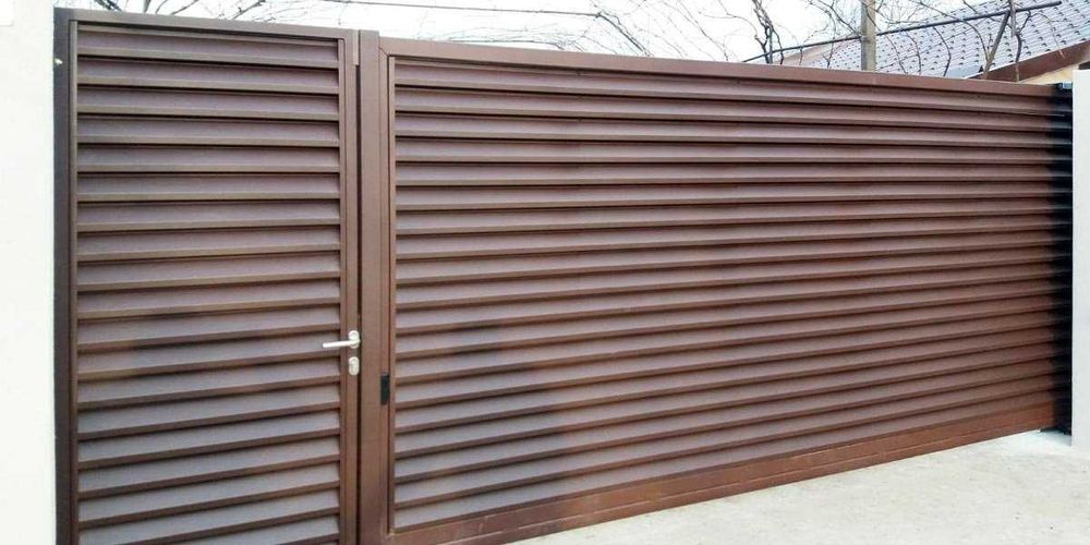 Garduri din panou stil jaluzele de diferite modele si dimensiuni