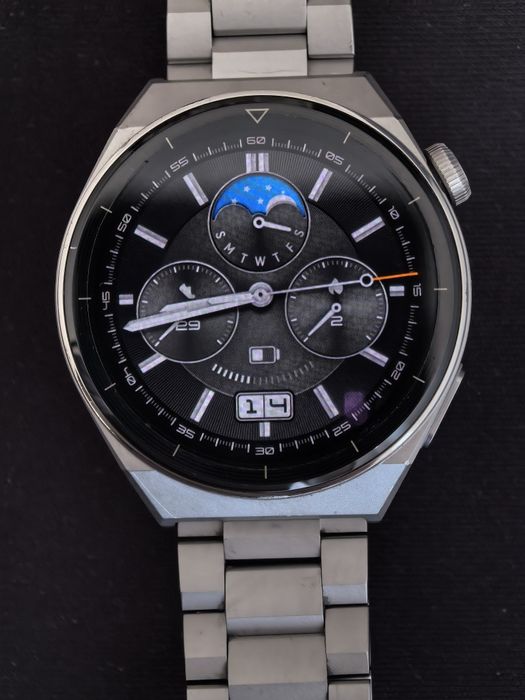 Huawei Watch GT 3 Pro Titanium – Пълен комплект с титаниева верижка