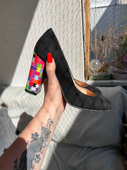 Pantofi dama piele întoarsă 36