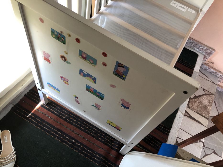 Детско легло 125/67 с матраци и калъвка