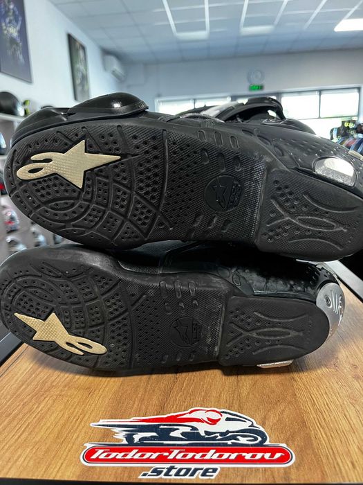 Мото Ботуши ALPINESTARS Supertech Black,номер 40,100% оригинални