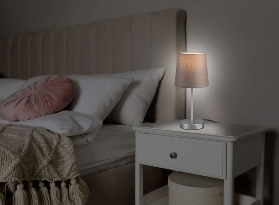 Lampa de masa LED LIVARNO home cu abajur textil veioza jucarie joc