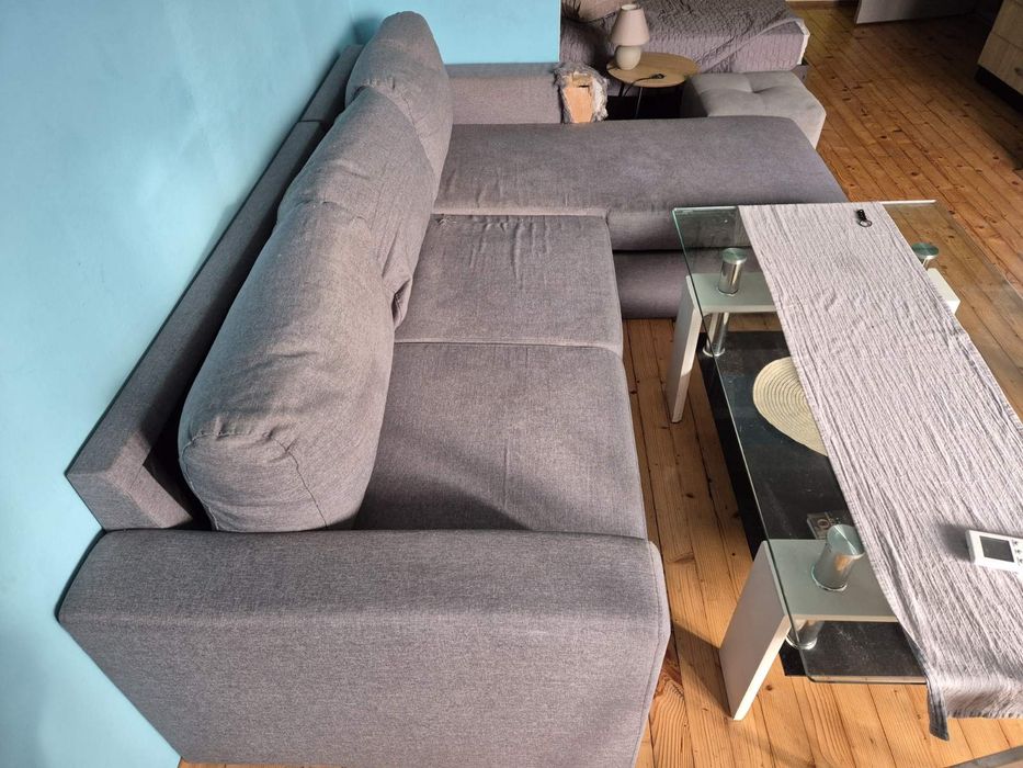 Разтегателен диван с ракла