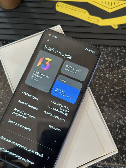 Redmi Note 9 srochnaaaa