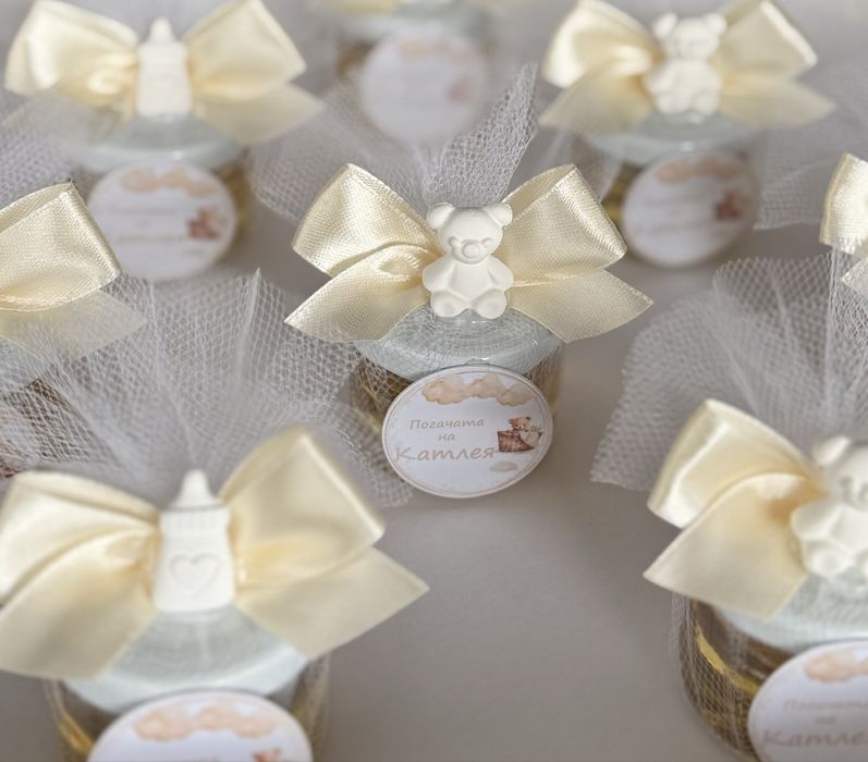 Подаръци за гости - сватба, кръщене, погача, рожден ден, юбилей, бал
