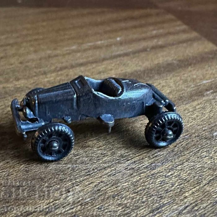 Kinder 1978 метален Mercedes 1928 и метален Opel Coupé 1909 - ранни редки играчки