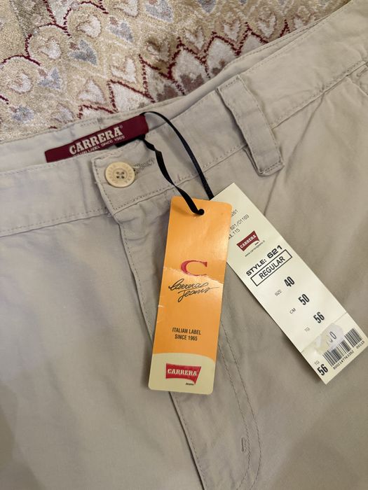Новые мужские шорты Carrera Jeans (Италия), 100% хлопок
